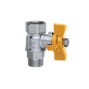 Caleffi shut-off air vent valve 1/2" NPT M x F, 360 degree F rated