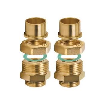 Caleffi dual 3/4" sweat fitting kit for pump station