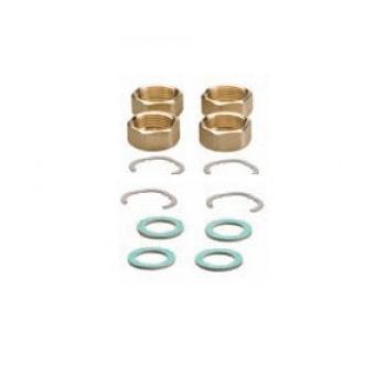 Caleffi connection kit for 3/4" SolarFlex w/ 4 nuts, segment rings, & washers