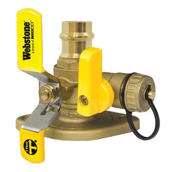 Webstone 1 1/4" Pro-Connect Press Isolator w/Rotating Flange & Multi-Function Drain