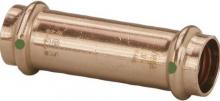 Viega ProPress extended coupling No stop, copper, 1/2" x 1/2"