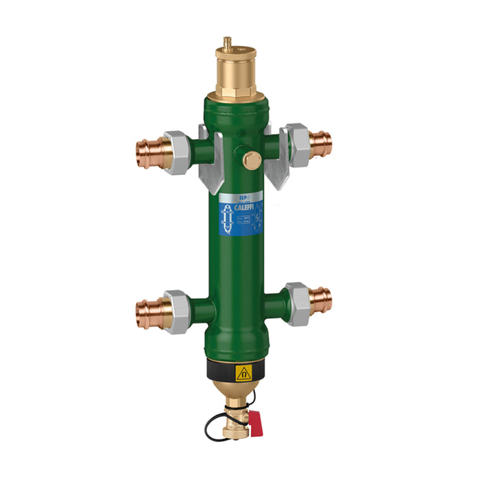 Caleffi 4-in-1 Hydraulic Separator 1" Sweat union