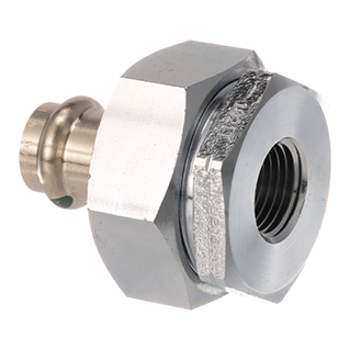 Viega ProPress di-electric union, Zero Lead bronze, P: ½, FPT: ½