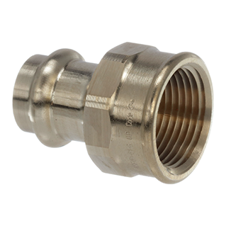 Viega ProPress adapter, Zero Lead bronze, P: ½, FPT: ¾