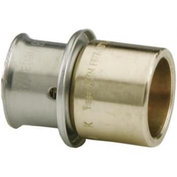Viega PEX Press adapter, Zero Lead, bronze, 1-1/2" x 1-1/2"