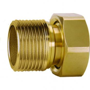 Caleffi Series 598 1" NPT Tail Piece and Nut for Caleffi Mix Valve