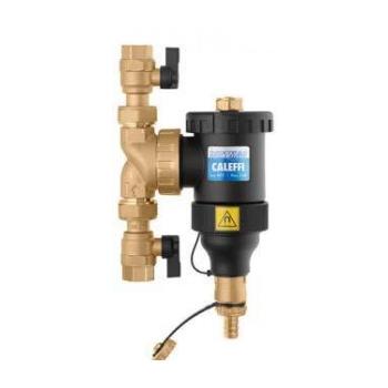Caleffi NA5453 Series Dirtmag Magnetic Dirt Separator - 1" Union NPT with Isolation Valves