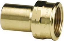 Viega ProPress adapter, Zero Lead bronze, FTG: 1, FPT: 1